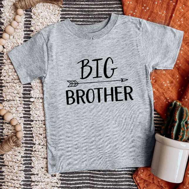 Big Brother | Matching Sibling Family Baby T-Shirt | Zazzle