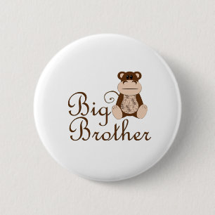 Big Brother Monkey Button