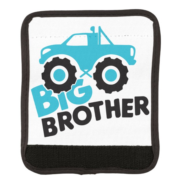 Big Brother Monster Truck   Luggage Handle Wrap (Front)