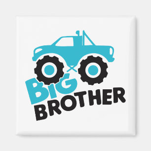 Big Brother Monster Truck Magnet