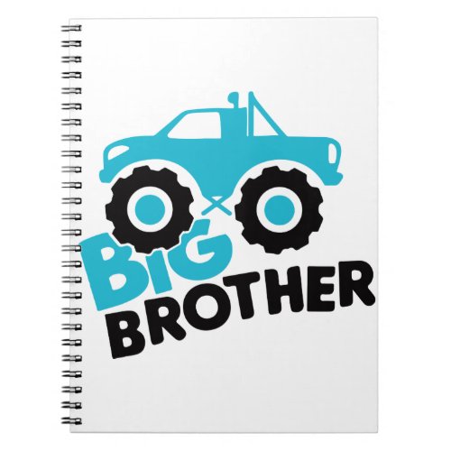 Big Brother Monster Truck Notebook