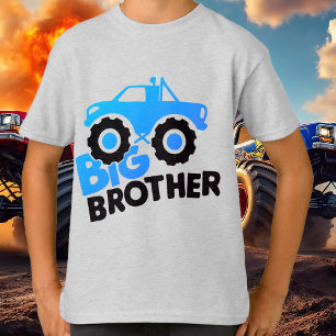 Big Brother Monster Truck Tee Kids' Boys T-Shirt