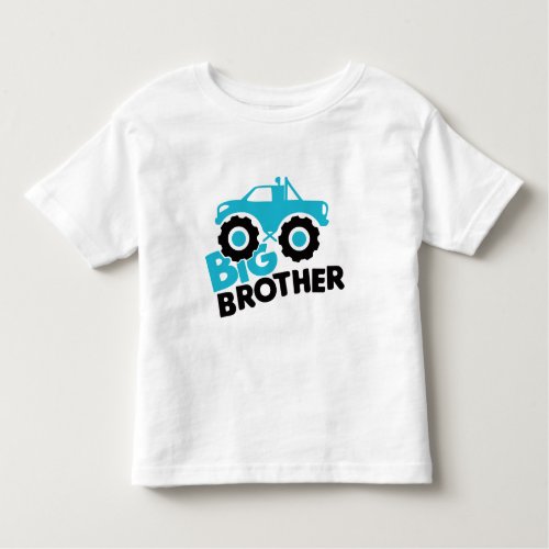 Big Brother Monster Truck Toddler T_shirt