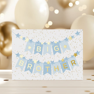 Big Brother New Baby Foil Card