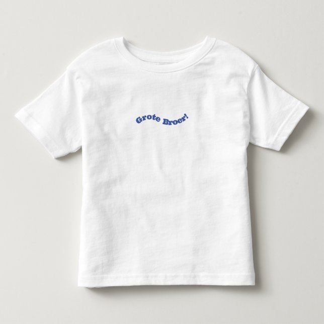 Big Brother New Baby Quote Peuter T-Shirt (Front)