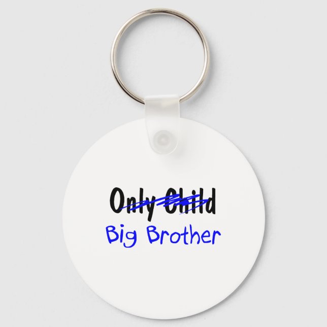 Big Brother (No More Only Child) Keychain (Front)
