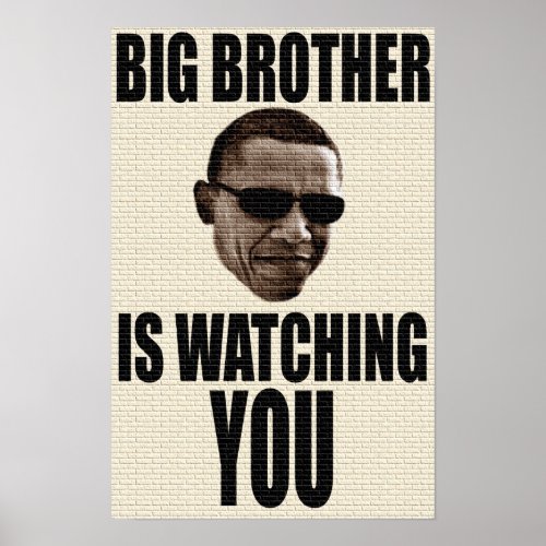 Big Brother Obama 1984 Poster