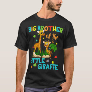 Big Brother Of Giraffe Birthday Family Matching T-Shirt