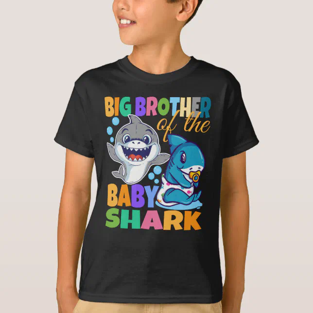 Big Brother Of The Baby Shark Birthday Big Brother Shark T-Shirt Big Brother Of The Baby Shark Birthday Big Brother Shark T-Shirt
