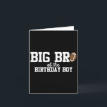 Big Brother Of The Birthday Boy Football Lover Fir Card<br><div class="desc">Big Brother Of The Birthday Boy Football Lover First</div>