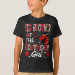 Big Brother Of The Birthday Girl Ladybug Big Broth T-Shirt