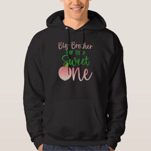 Big Brother Of The Birthday One Peach 1st Summer F Hoodie