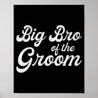 Big brother of the groom shirts for men boys