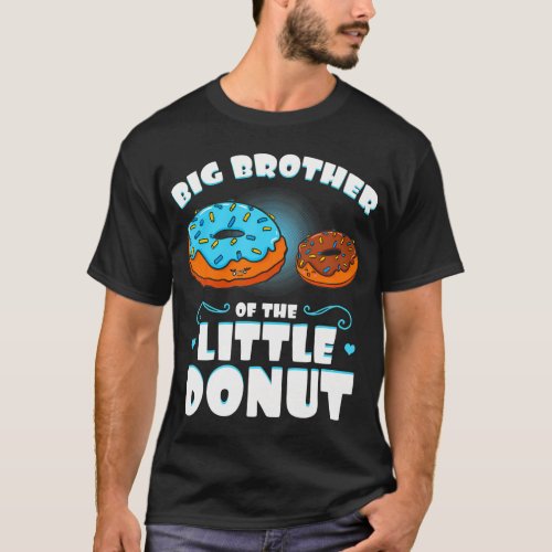 Big Brother Of The Little Donut Gender Reveal T_Shirt