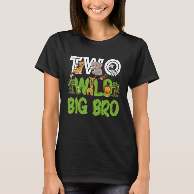 Big Brother Of The Two Wild Animal Safari 2nd Jung T-Shirt (Front)