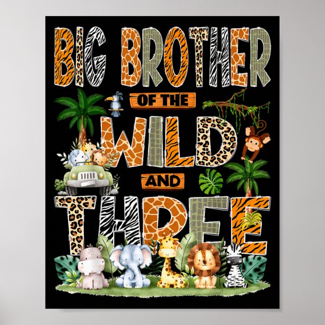 Big Brother Of The Wild &amp; Three 3rd Birthday S Poster (Front)