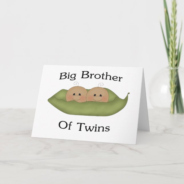 Big Brother Of Twins Card (Front)