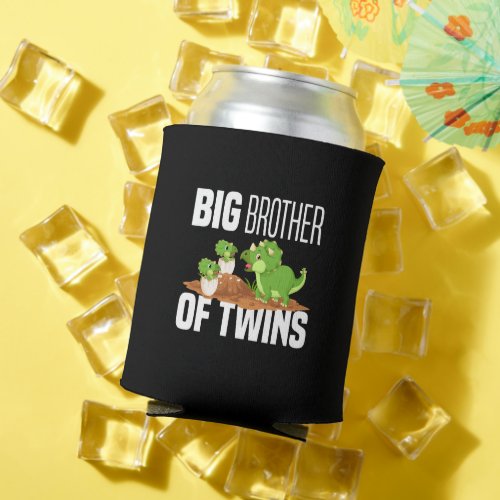 Big Brother Of Twins Dinosaur Dino Can Cooler