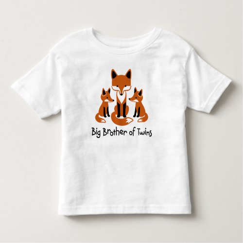 Big Brother of Twins _ Mod Fox t_shirts for boys