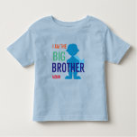 Big Brother Personalized Superhero Silhouette Boys Toddler T-shirt