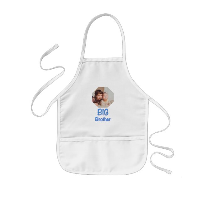Big Brother Photo Kids' Apron (Front)
