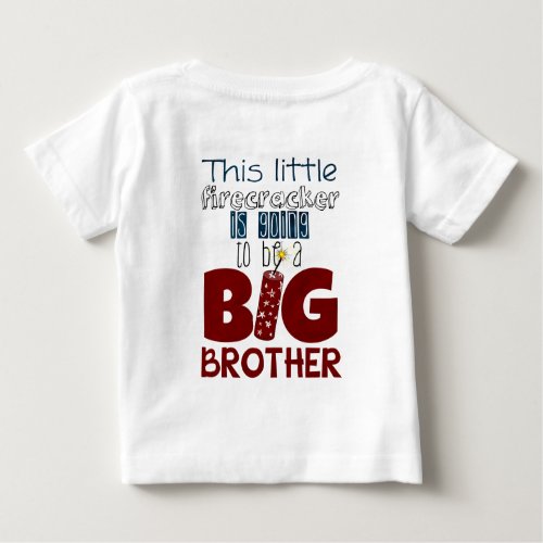 Big Brother Preganancy Announcement Shirt