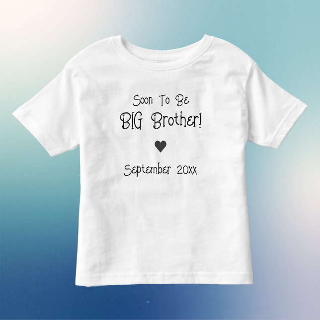 Big Brother Pregnancy Announcement Toddler T-shirt (Creator Uploaded)