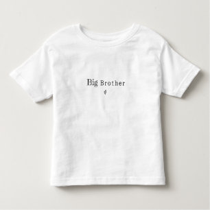 Big Brother Quote With Heart Toddler Shirt