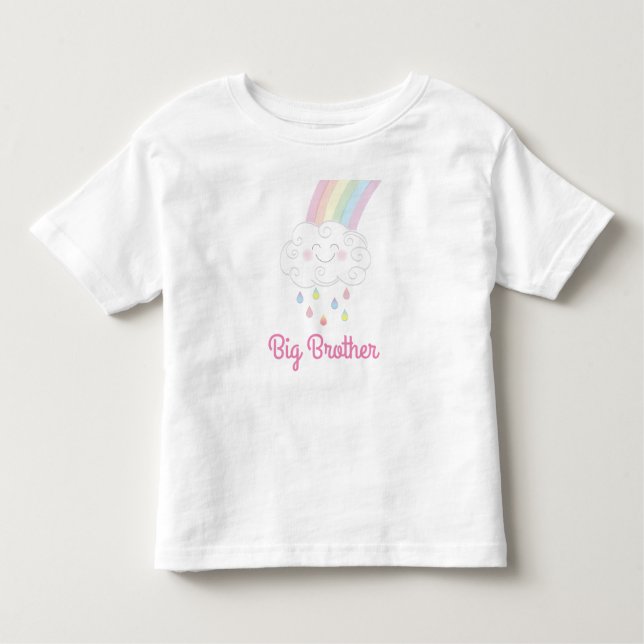 Big Brother Rainbow Toddler T-shirt (Front)