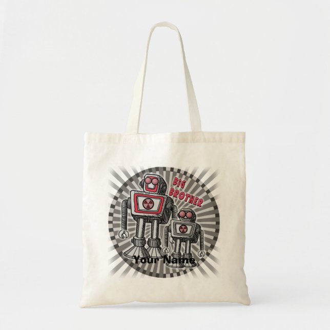Big Brother Robot  Tote Bag (Front)