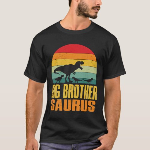 BIG BROTHER Saurus Rex Dinosaur Vintage  T_Shirt