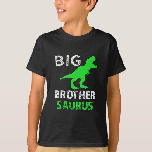 Big Brother Saurus Rex Shirt Funny Dino T_shirt