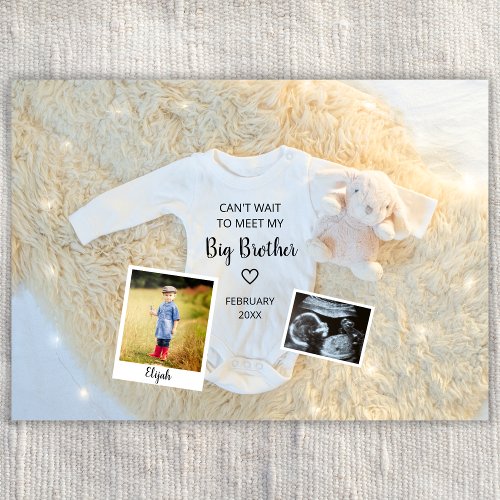 Big Brother Second Baby Photo Pregnancy Announcement