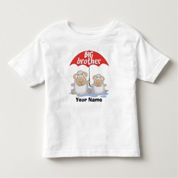 Big Brother Sheep Toddler T-shirt by StargazerDesigns at Zazzle