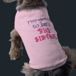 Big Brother/Sister T-Shirt<br><div class="desc">"I'm going to be a big brother/sister". A fun brag of a design for that special big brother or big sister to be. Find this design on t-shirts, hats, mugs and more!</div>