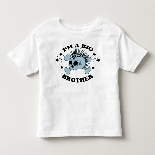 Big Brother Skull Toddler T-shirt (Front)