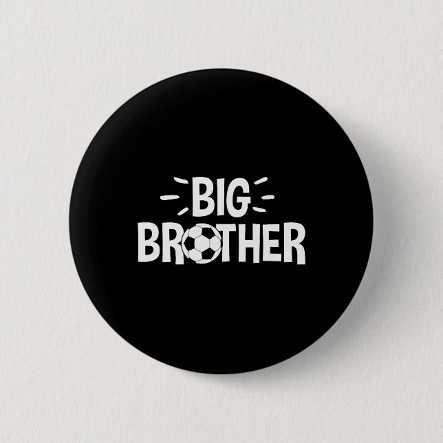 Big Brother Soccer  Button (Front)