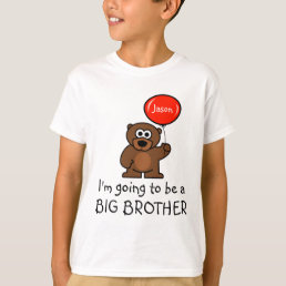 Big brother t shirt for sibling | Toy teddy bear