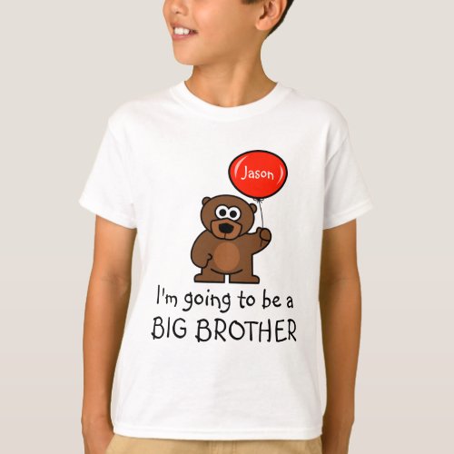 Big brother t shirt for sibling  Toy teddy bear