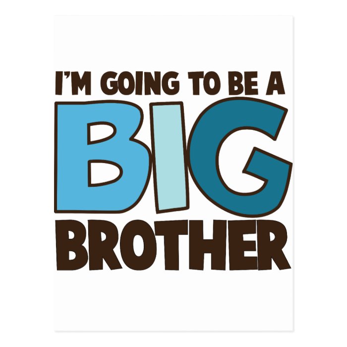 big brother t shirt post cards