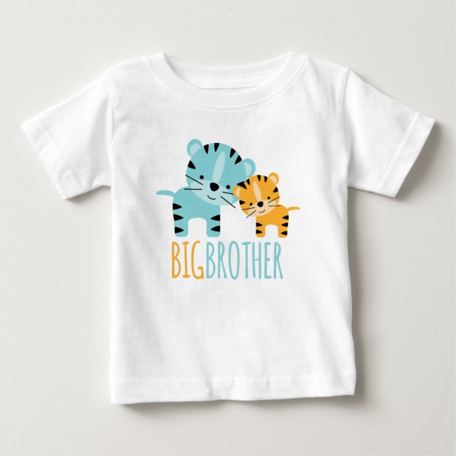 Big Brother Tiger Baby T-Shirt (Front)