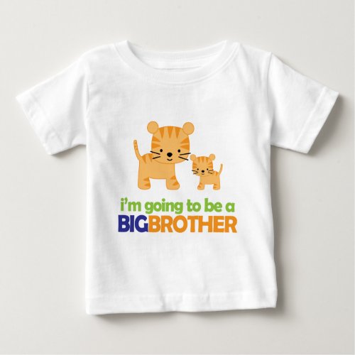 Big Brother Tiger T_shirt Pregnancy Announcement