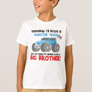 Big brother to be monster truck pregnancy announce T-Shirt
