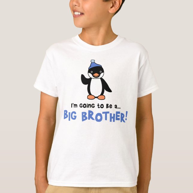 Big Brother to be - Penguin T-Shirt (Front)