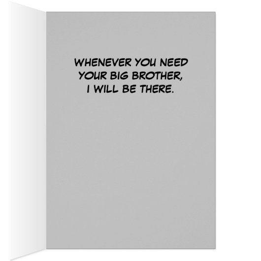 Big Brother To Little Sister (Inside (Right))