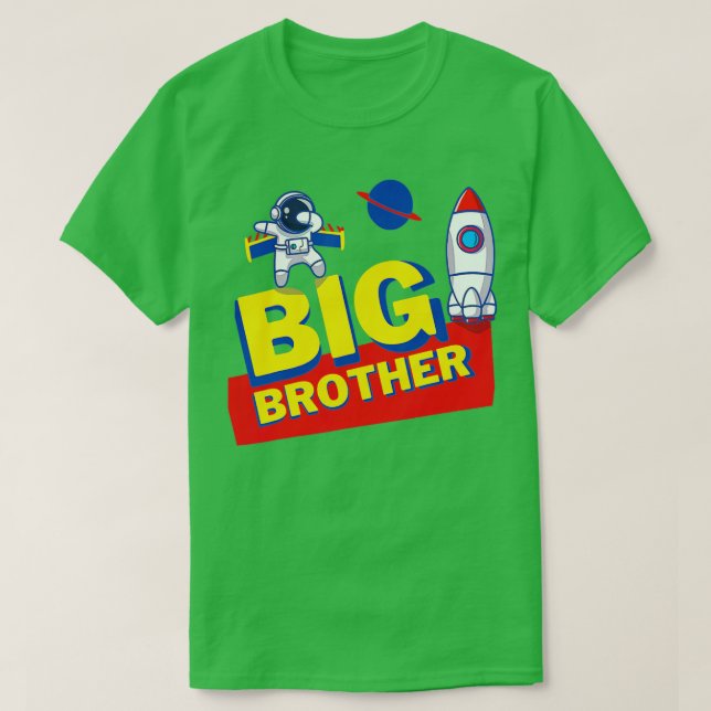 Big Brother Toddler Outfit Birthday Gift For Astro T-Shirt (Design Front)
