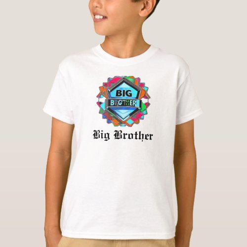 Big Brother Toddler Shirt Sibling Natural Infant T_Shirt