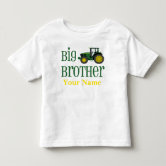 thumbnail image 2 of Adored Soul Custom Name Big Brother Toddler T-Shirt, 100% Cotton Grey, New Baby Gift 2 of 2