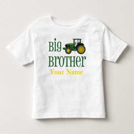 Big Brother Tractor Personalized T-shirt