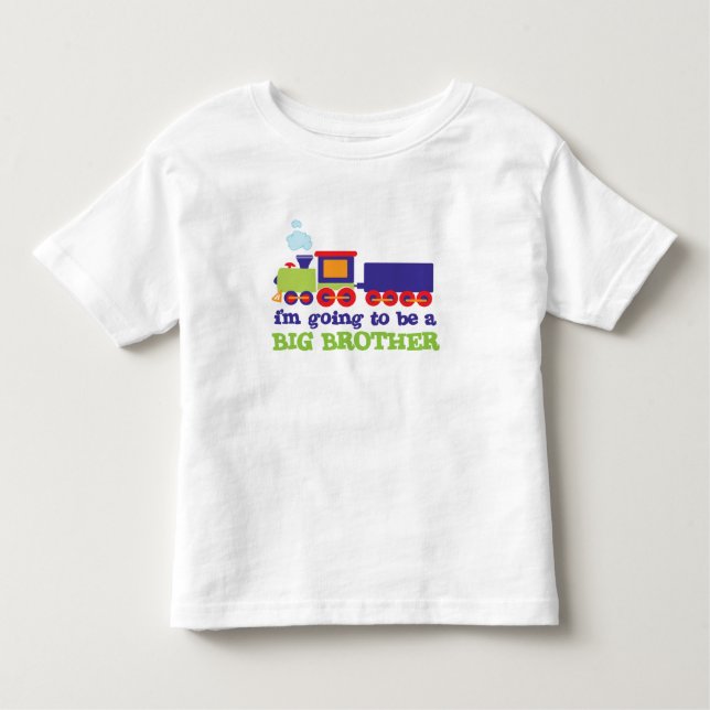 big brother train toddler t-shirt (Front)